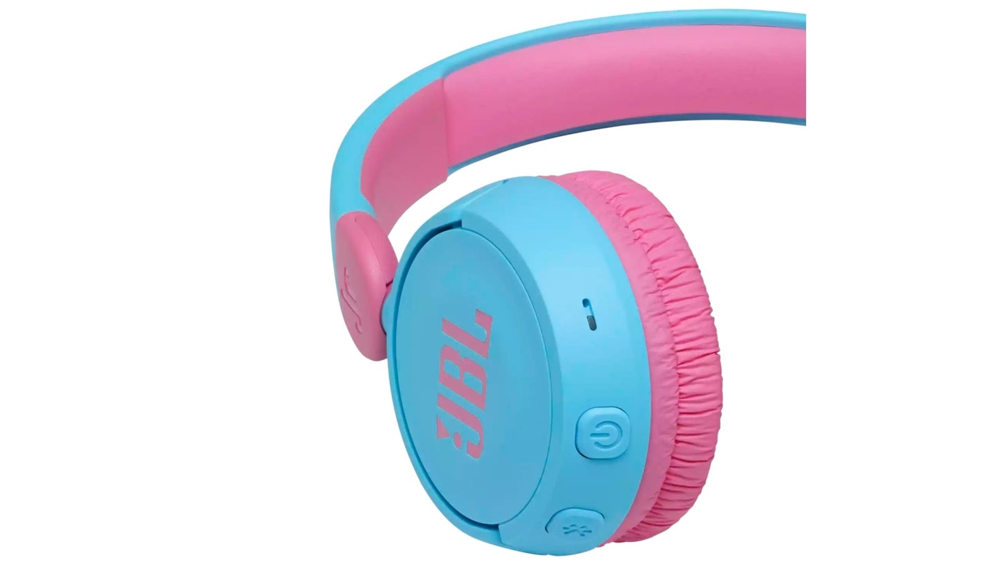 JBL JR310BT Kids Wireless On-Ear Headphones with Mic – Safe & Comfy | سماعة جي بي ال JR310BT لاسلكية للاطفال بمايكروفون, آمنة ومريحة
