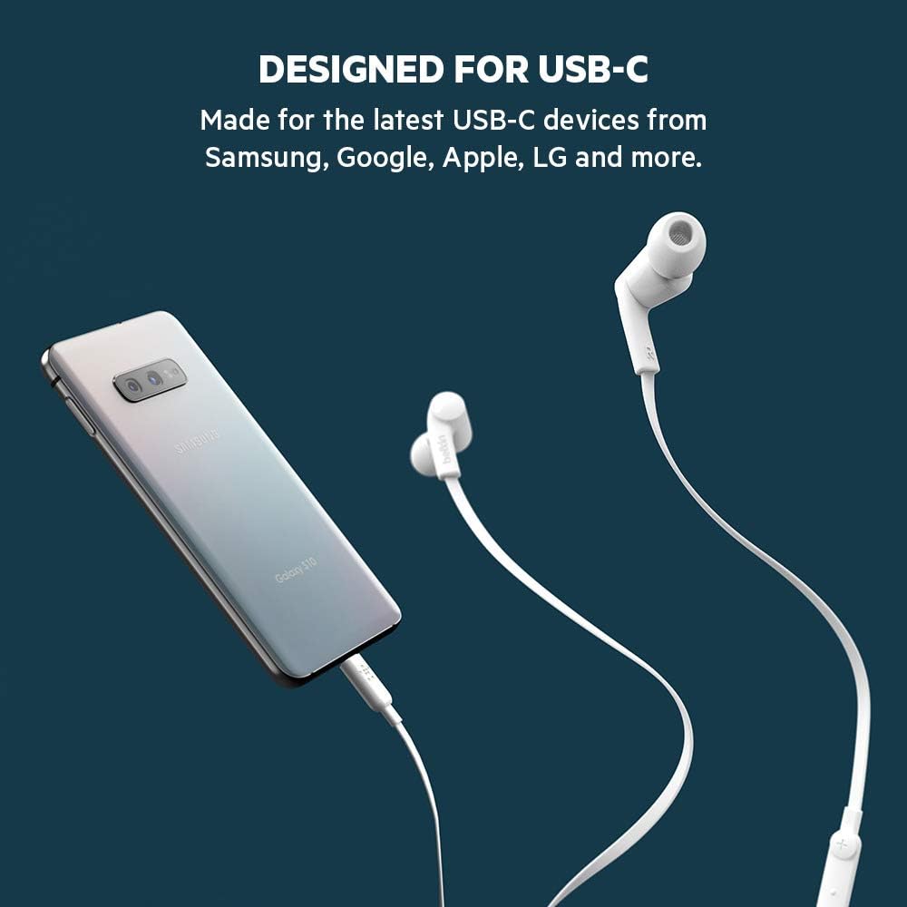 Belkin SoundForm Headphones Wired In-Ear Earphones With Microphone - سماعات ساوند فورم أذن سلكية مع ميكروفون من بيلكن