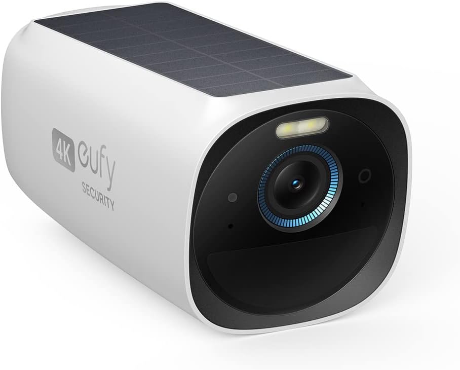طقم 4 كاميرات مراقبة انكر يوفي كام S330 اللاسلكية, دقة 4k, طاقة شمسية ذاتية | Anker Eufy Security eufyCam S330, 4-Cam Bundle, 4K Solar Wireless Security Cameras
