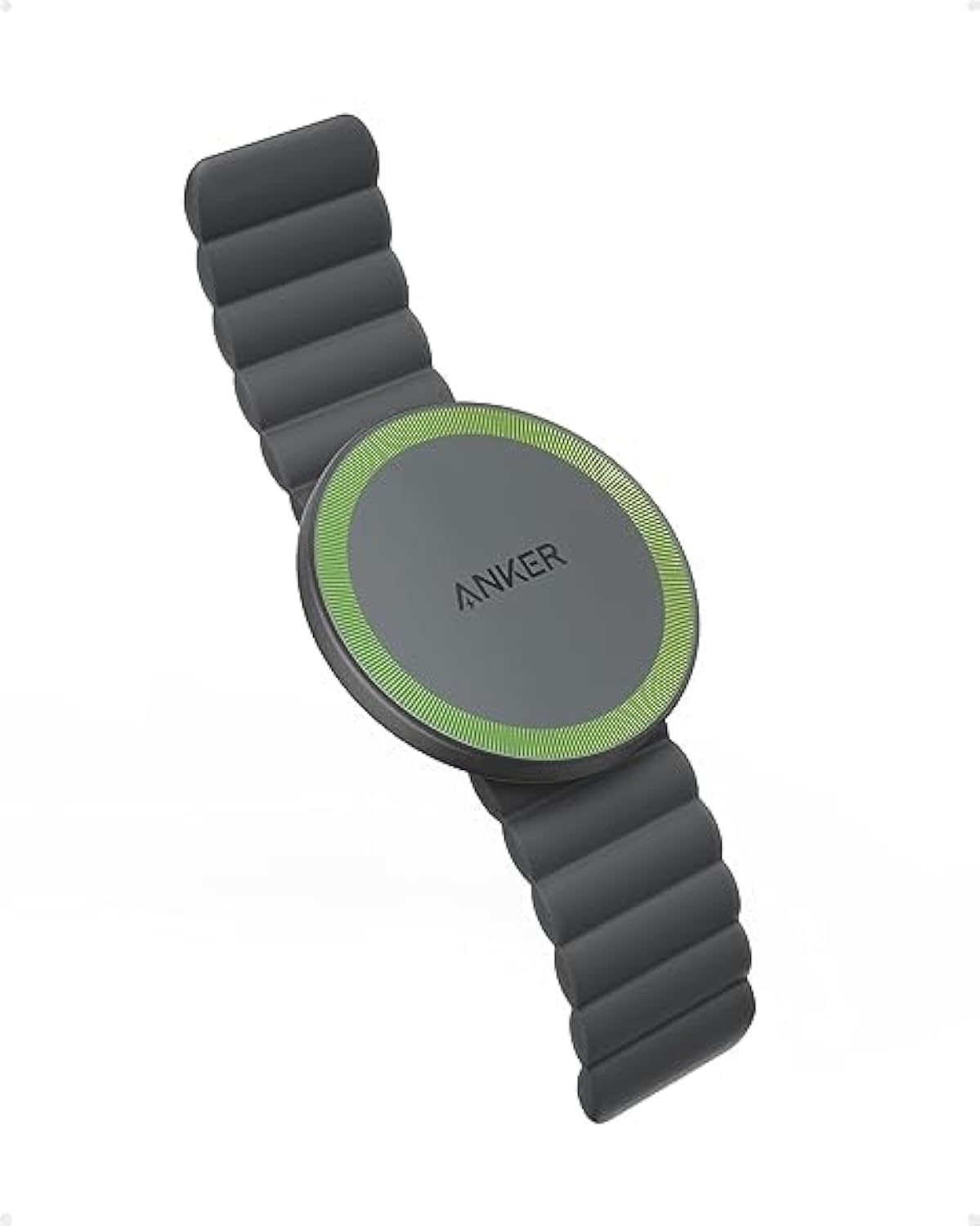 حامل انكر المغناطيسي ماج جو 620 للهاتف, قبضة مرنة ومغناطيس مزدوج للايفون | Anker 620 MagGo Phone Grip, Magnetic Dual-Sided Phone Holder and Flexible Strap for iPhone