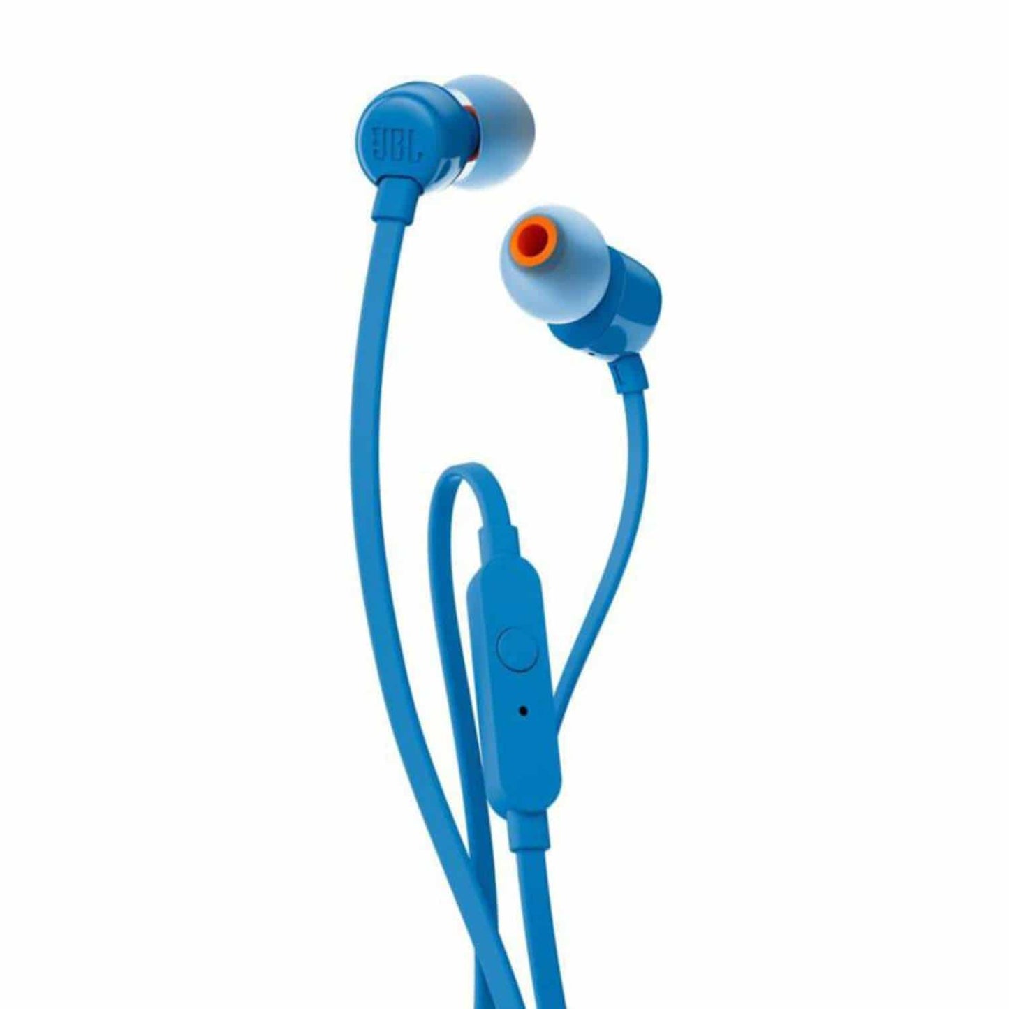 JBL T110 In-Ear Headphones with Pure Bass Sound & Mic – Wired 3.5mm | سماعات جي بي ال T110 داخل الاذن بصوت بيس نقي ومايكروفون - سلكية 3.5 ملم