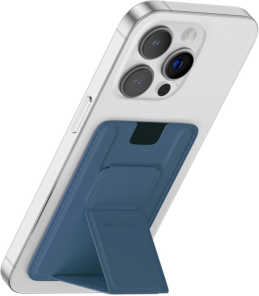 حافظة البطاقات المغناطيسية اميزنك ثنك سمووثي برو ماغ مع ستاند متعدد الزوايا | AMAZINGTHING Smoothie Pro Mag Magnetic Card Wallet Holder – Multi-Angle Stand