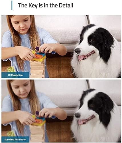 Eufy by Anker 2K Ultra HD Indoor Surveillance Camera with Swivel and Tilt - كاميرا المراقبة الداخلية بدقة عالية فائقة 2ك من يوفي بواسطة أنكر مع الدوران والميل