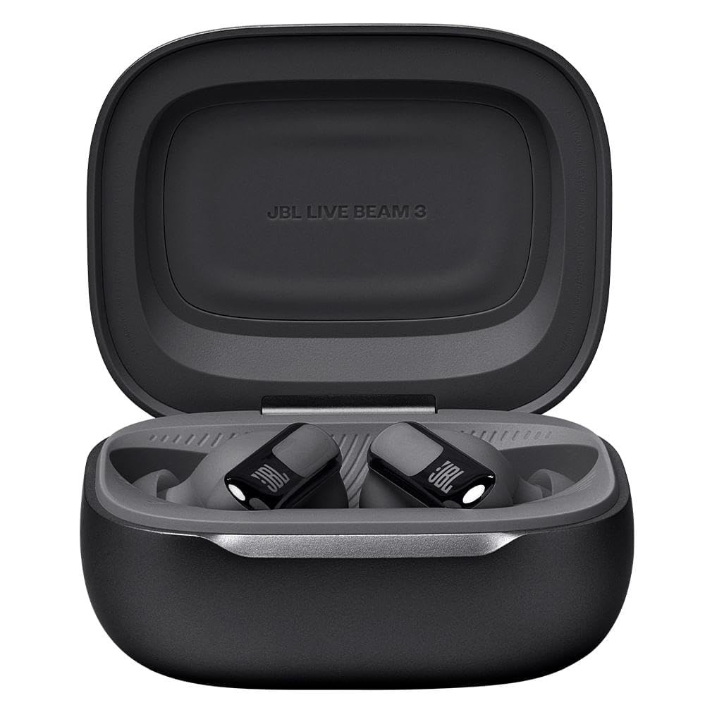 JBL Live Beam 3 True Wireless Earbuds Up to 48H Battery - سماعات لايف بيم 3 اللاسلكية داخل الاذن, بطارية حتى 48 ساعة