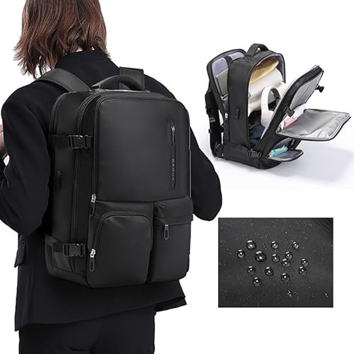 حقيبة ظهر بانجي 1800 مضادة للسرقة للرجال والنساء - اسود | BANGE 1800 Men & Women Anti-Theft Laptop Backpack – Black