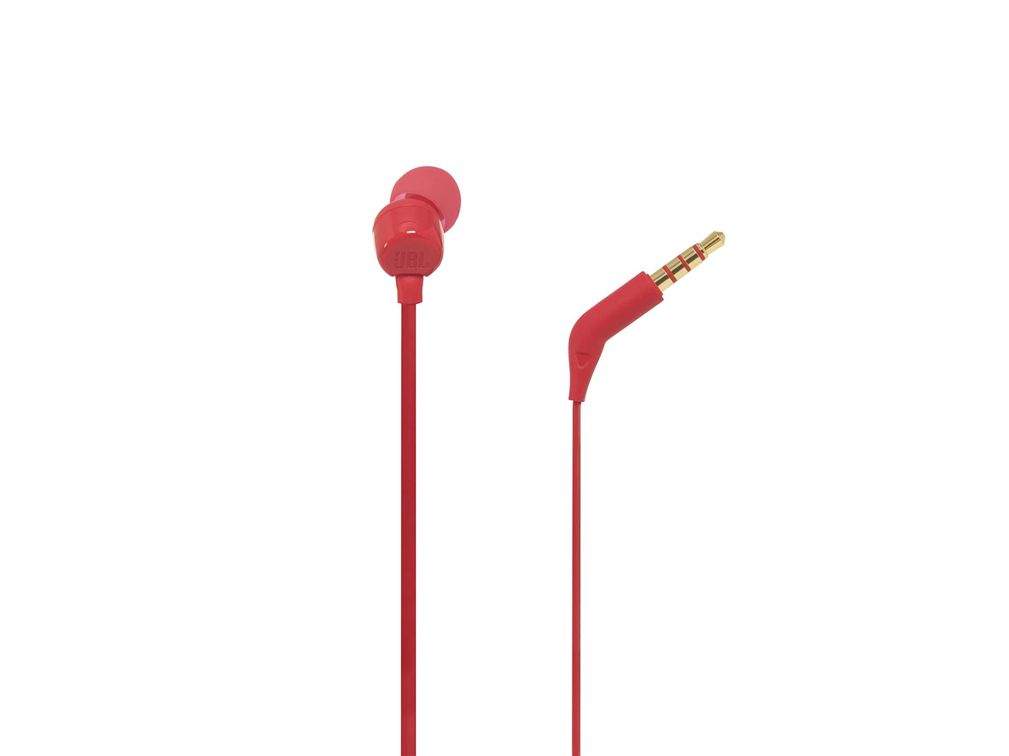 JBL T110 In-Ear Headphones with Pure Bass Sound & Mic – Wired 3.5mm | سماعات جي بي ال T110 داخل الاذن بصوت بيس نقي ومايكروفون - سلكية 3.5 ملم