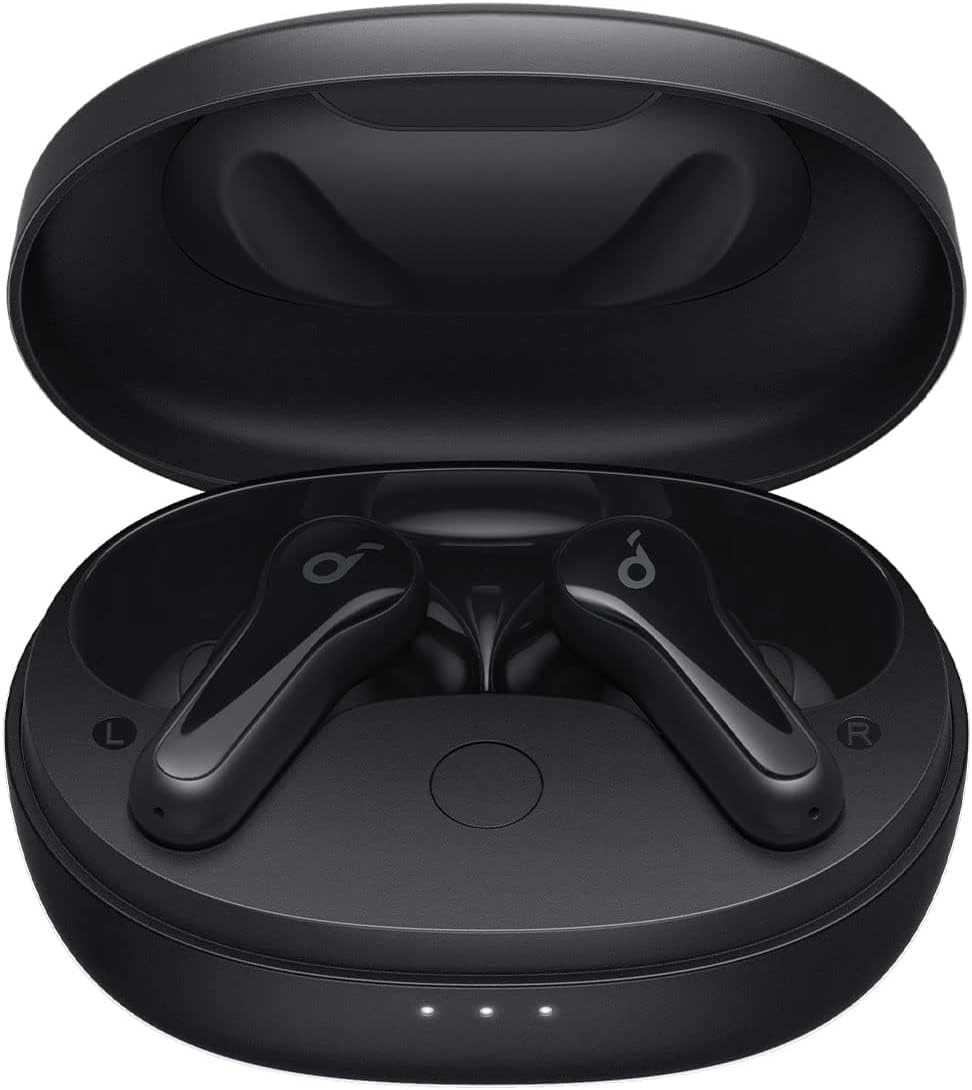 Anker Soundcore Life Note E True Wireless Earbuds with Big Bass and 3 EQ Modes - سماعات أذن انكر ساوند كور لايف نوت اي اللاسلكية باللون الأسود