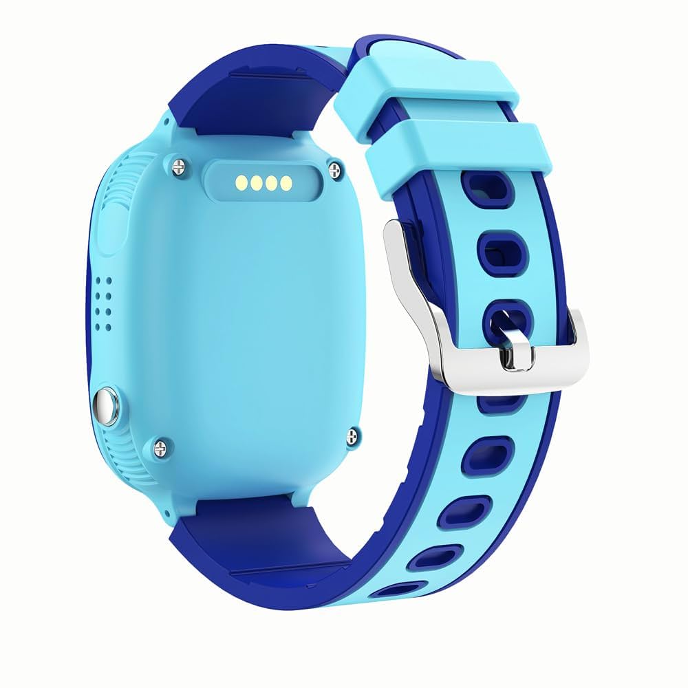 ساعة ذكية للاطفال من بورودو بلو, 4G مع تتبع جي بي اس | Porodo Blue 4G Kids GPS Smart Watch with Setracker 2 App.
