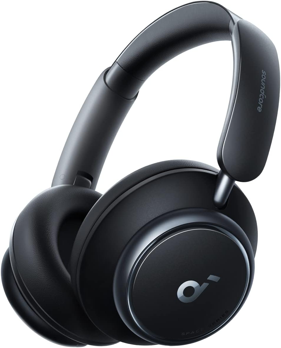 Anker Space Q45 Long-Lasting Noise Cancelling Headphones - ساوند كور سماعات راس سبيس من انكر بخاصية الغاء الضوضاء النشطة