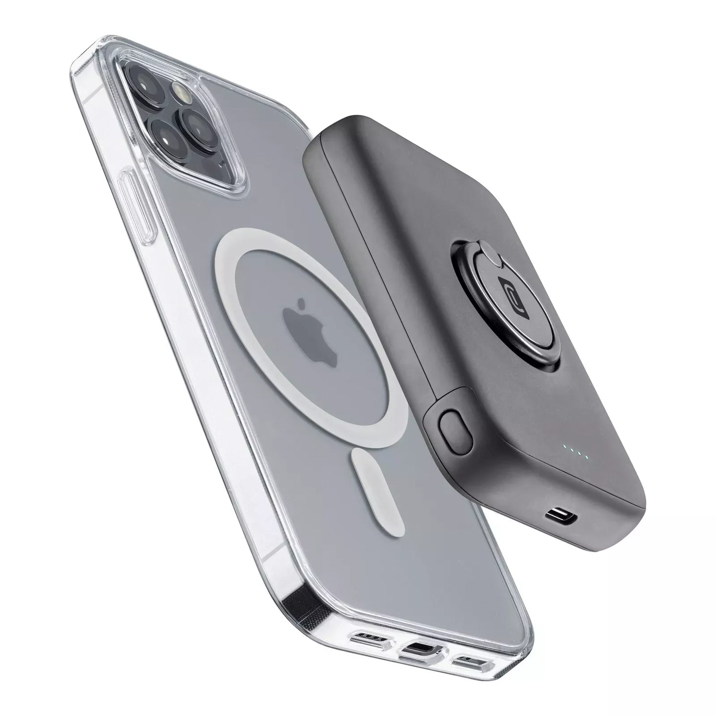 Cellularline Wireless Power Bank MAG 5000 - سيلولار لاين شاحن محمول متوافق مع باور بانك ماجسيف بسعة 5000 مللي أمبير بقدرة 7.5 وات