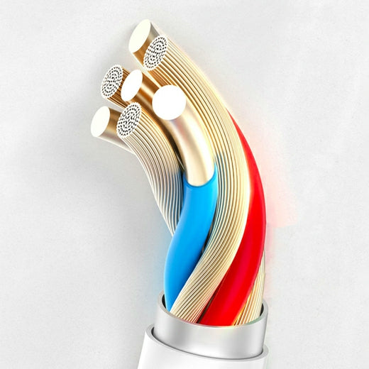 روك روز زيتا كابل للشحن و المزامنة بطول 1 متر 2.4 أمبير - RockRose Zeta 1M 2.4A Charge & Sync Cable