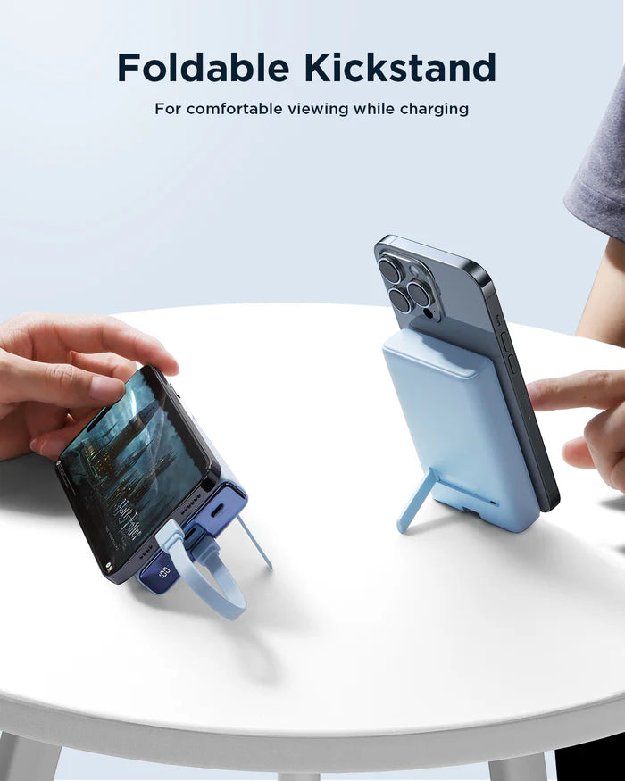 Joyroom JR-PBM01 10000mAh 20W Power Bank with Wireless Charging - باور بانك بسعة 10000ميلي أمبير وبقدرة 20واط مع شحن لاسلكي من جويروم