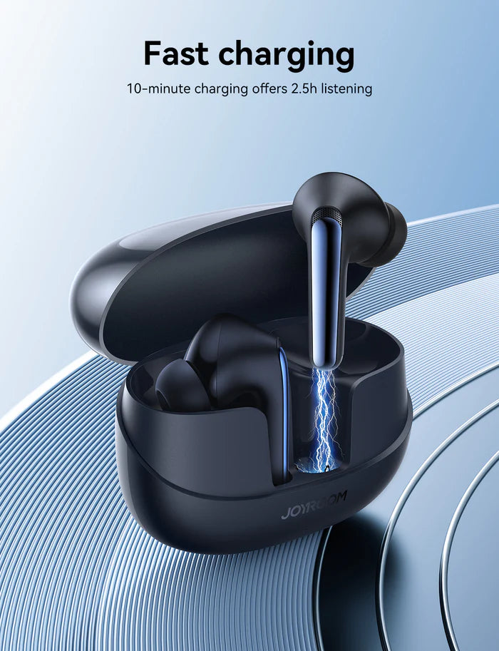 سماعات جويرووم JR-FN2 اللاسلكية مع خاصية الغاء الضوضاء, تشغيل حتى 42 ساعة | JOYROOM JR-FN2 True Wireless Earbuds ANC, 42H Playtime