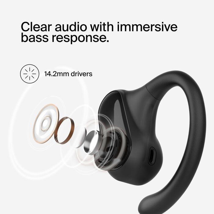 سماعات اللاسلكية بتصميم مفتوح Belkin SoundForm ClearFit - Belkin SoundForm ClearFit Open-Ear Wireless Earbuds
