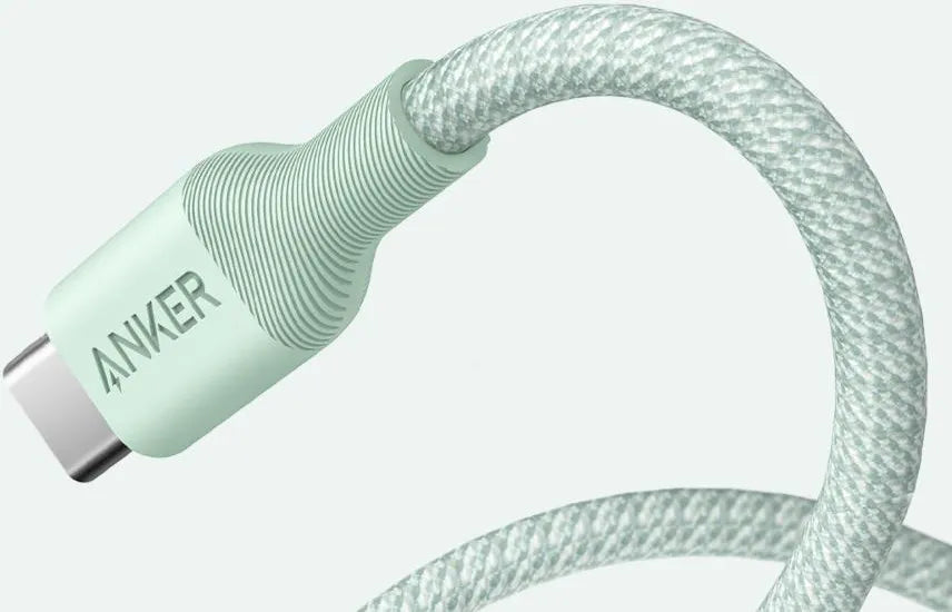 كيبل انكر يو اس بي سي الى يو اس بي سي بقدرة 140 واط وطول 1.8 متر - اخضر | Anker 544 USB-C to USB-C Cable 1.8m 140W – Green