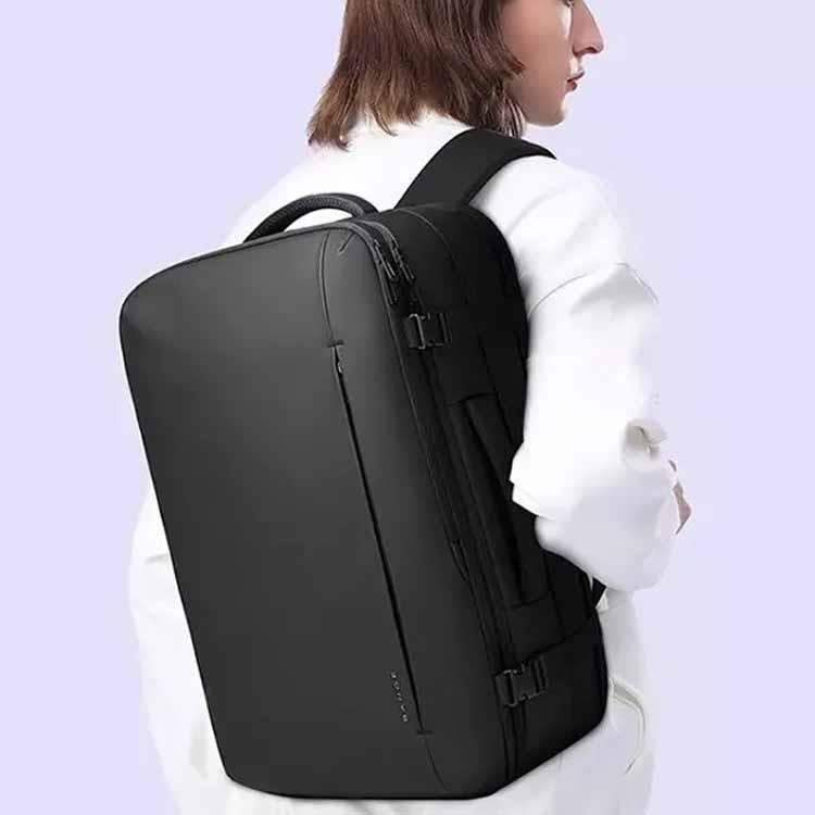 حقيبة ظهر بانجي 1909 بسعة 35 لتر مقاومة للماء بتصميم سفر وسعة لابتوب 15.6 انش - اسود | BANGE 1909 35L Waterproof 15.6-Inch Travel Laptop Backpack – Black