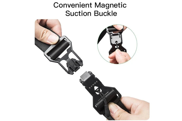 BANGE Men’s Epithelium Coating Waterproof Chest Crossbody Bag | حقيبة صدر رجالية من بانجي, بطلاء ايبيثيليوم مقاوم للخدوش والماء