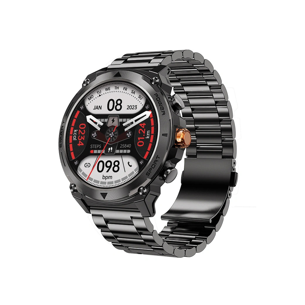 WiWU SW03 Smart Watch – 1.43" AMOLED, IP68 Waterproof - ساعة ويوو الذكية 1.43 بوصة، مقاومة للماء IP68