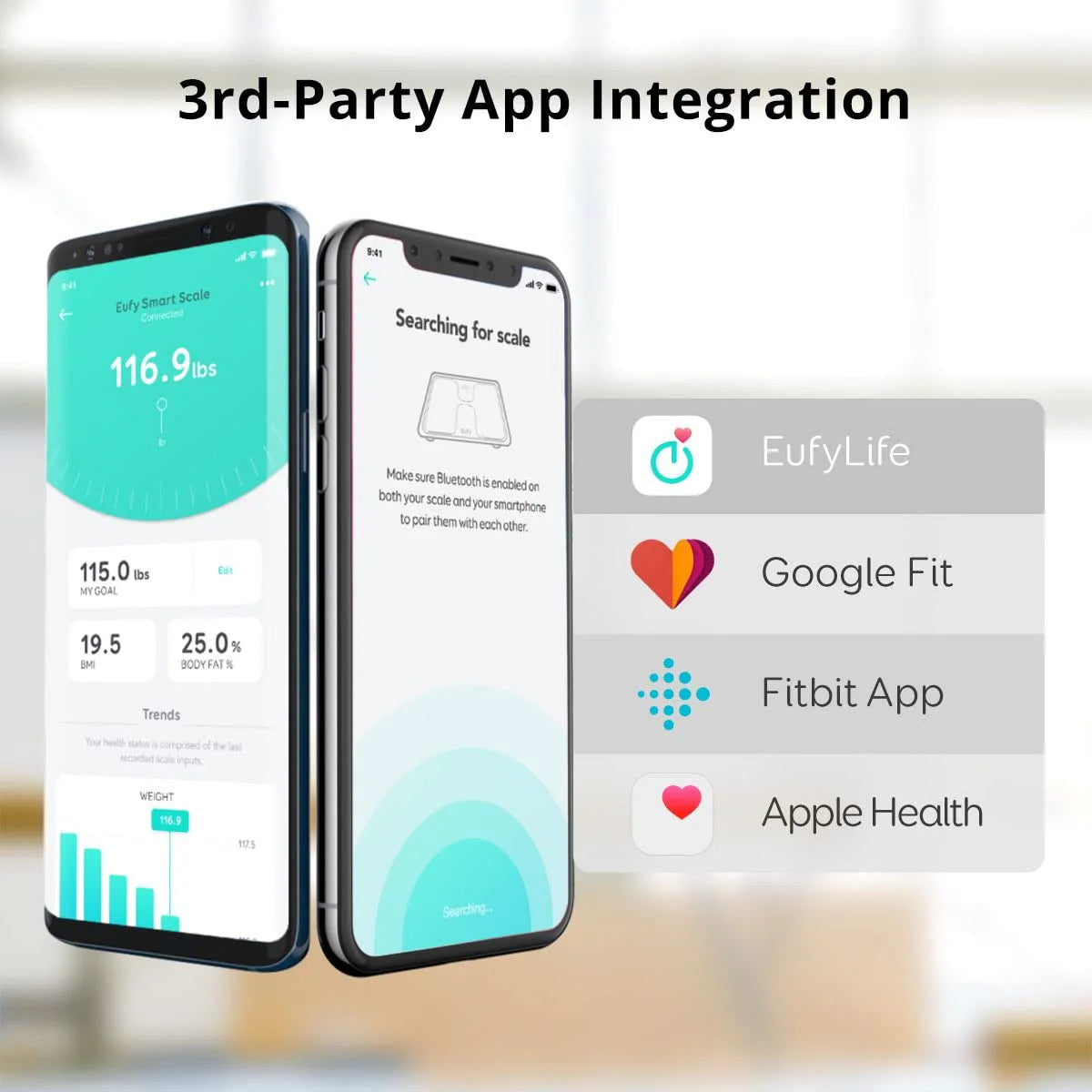 Anker eufy Clean Smart Scale C1 - ميزان أنكر يوفي الذكي مع بلوتوث وتحليل تكوين الجسم واللياقة البدنية