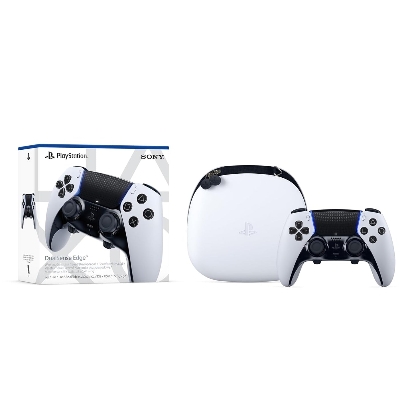 يد تحكم بلايستيشن 5 - PS5 - Joystick DualSense Edge Wireless Controller - White