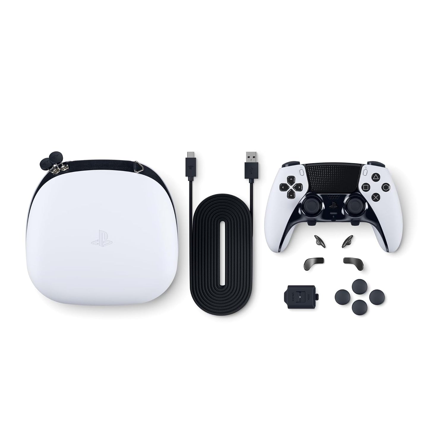 يد تحكم بلايستيشن 5 - PS5 - Joystick DualSense Edge Wireless Controller - White