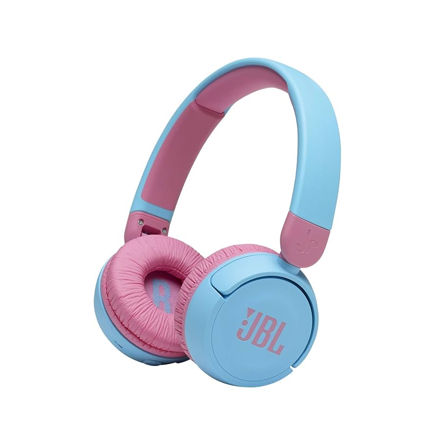 JBL JR310BT Kids Wireless On-Ear Headphones with Mic – Safe & Comfy | سماعة جي بي ال JR310BT لاسلكية للاطفال بمايكروفون, آمنة ومريحة