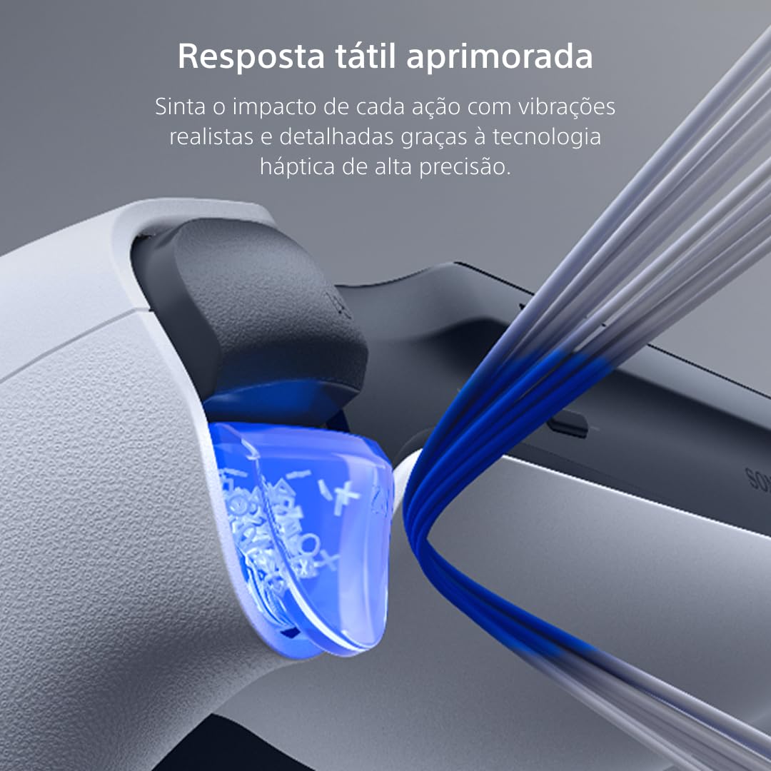 يد تحكم بلايستيشن 5 لاسلكية - PS5 DualSense Wireless Controller - White