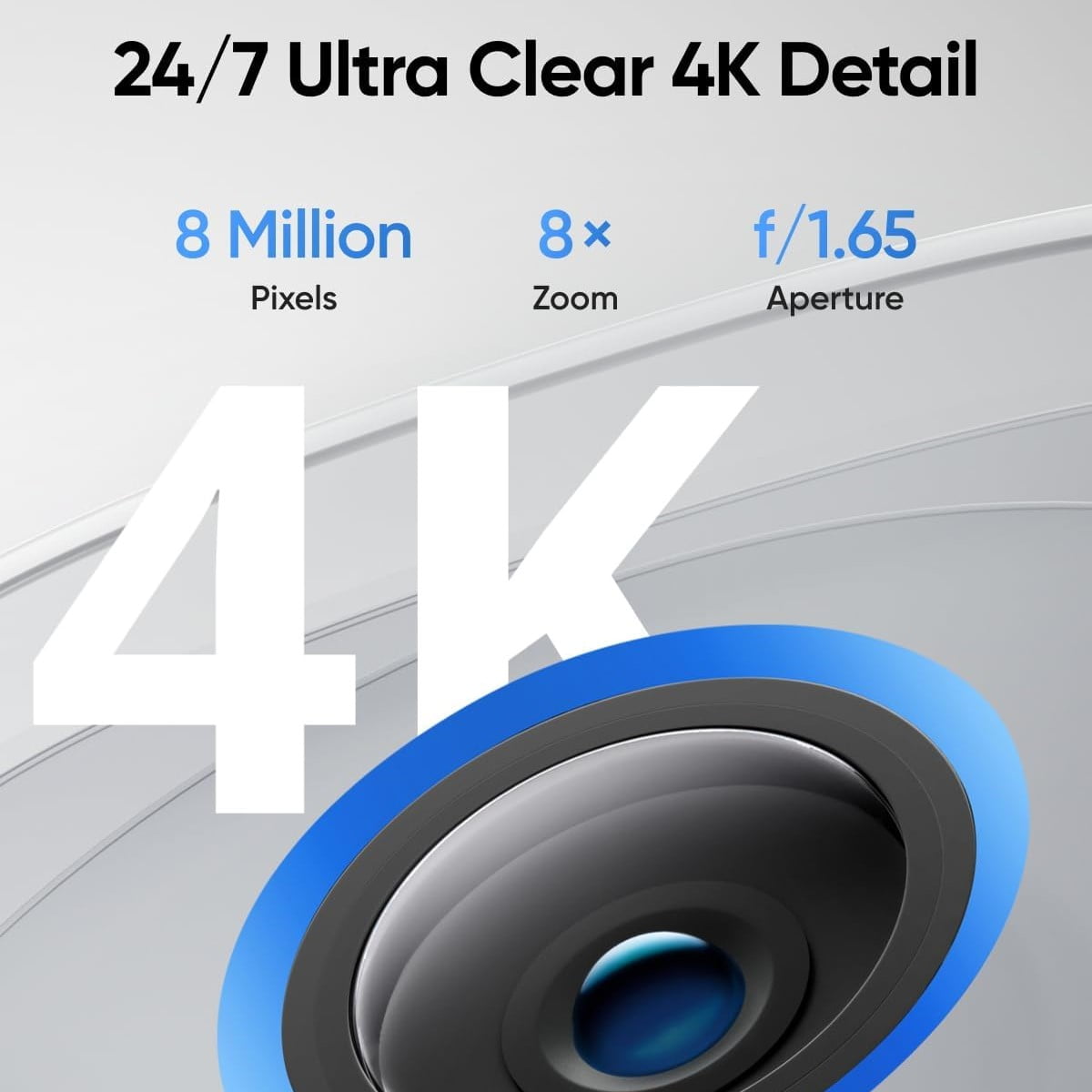 نظام أمان لاسلكي انكر يوفي سكيورتي 4 في 1 بدقة 4K - ابيض | Anker Eufy Security 4K Wireless security system 1+4 - White