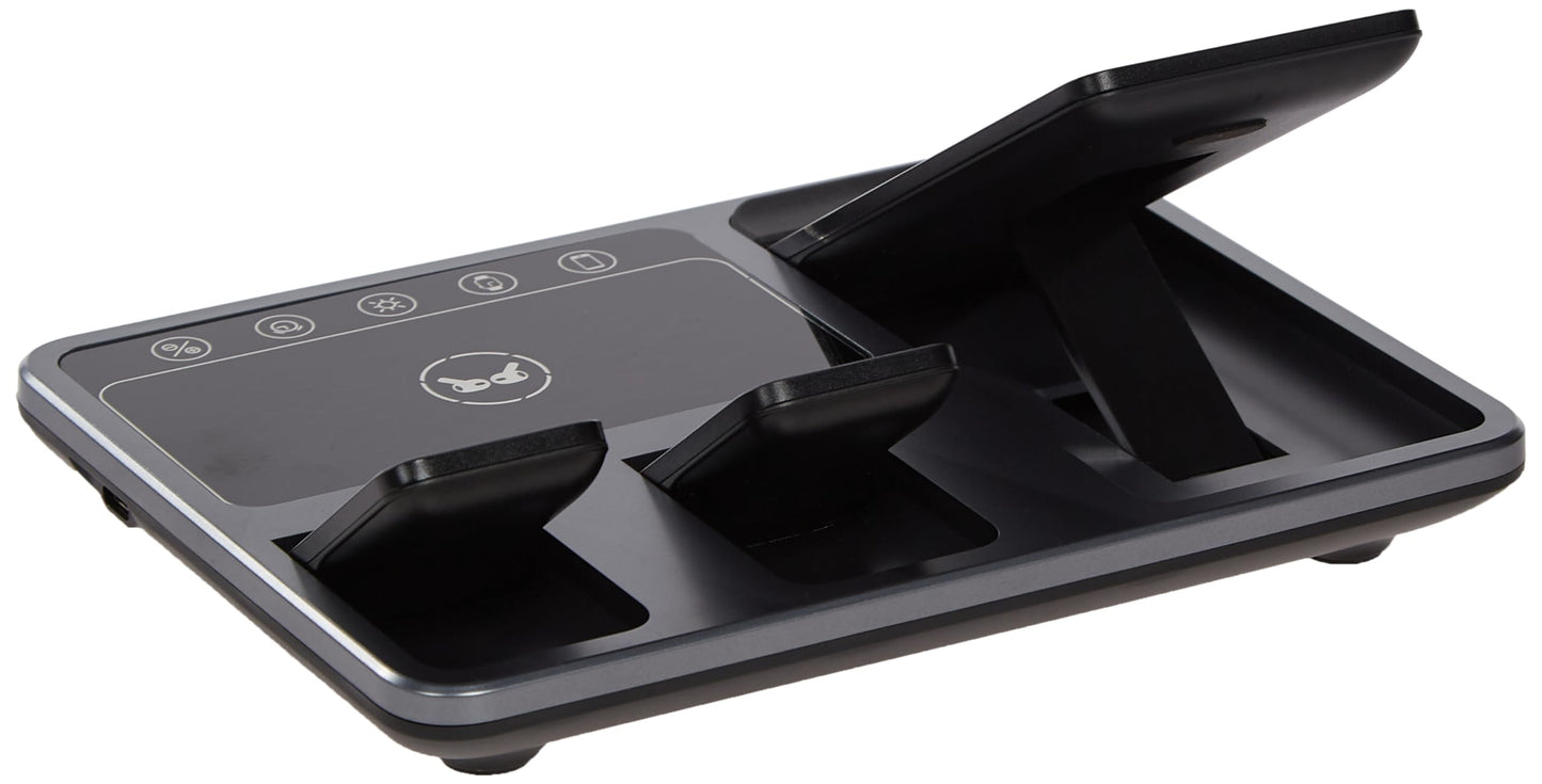 قاعدة الشحن اللاسلكية 4 في 1 من جرين لايون - رمادي | Green Lion 4 in 1 Wireless Charging Station – Gray