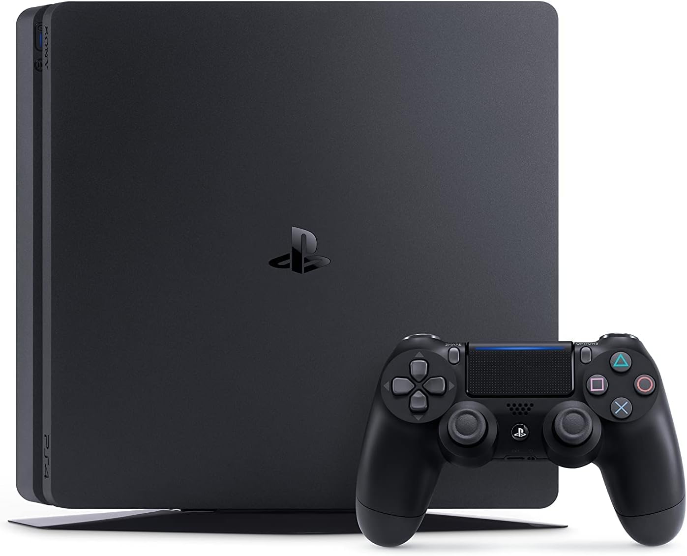 سوني بلايستيشن 4 سلم - 1 تيرابايت نسخة آسيوية - أسود | Sony PlayStation 4 Slim - 1TB - Asian Edition - Black