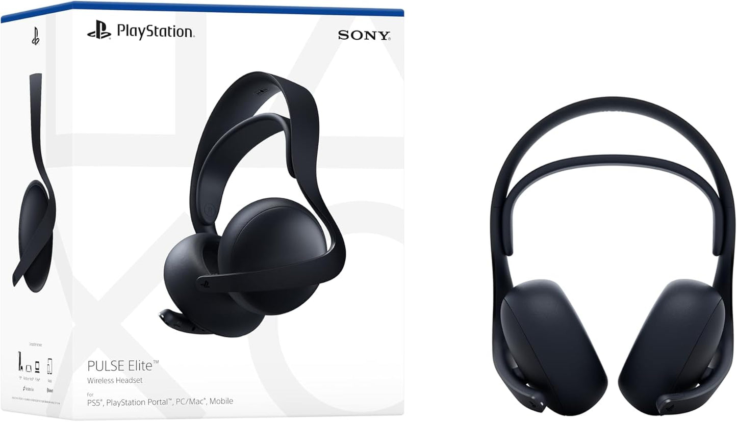 سماعة سوني بلس إليت بلوتوث - أسود | Sony Pulse Elite Bluetooth Headphone - Black