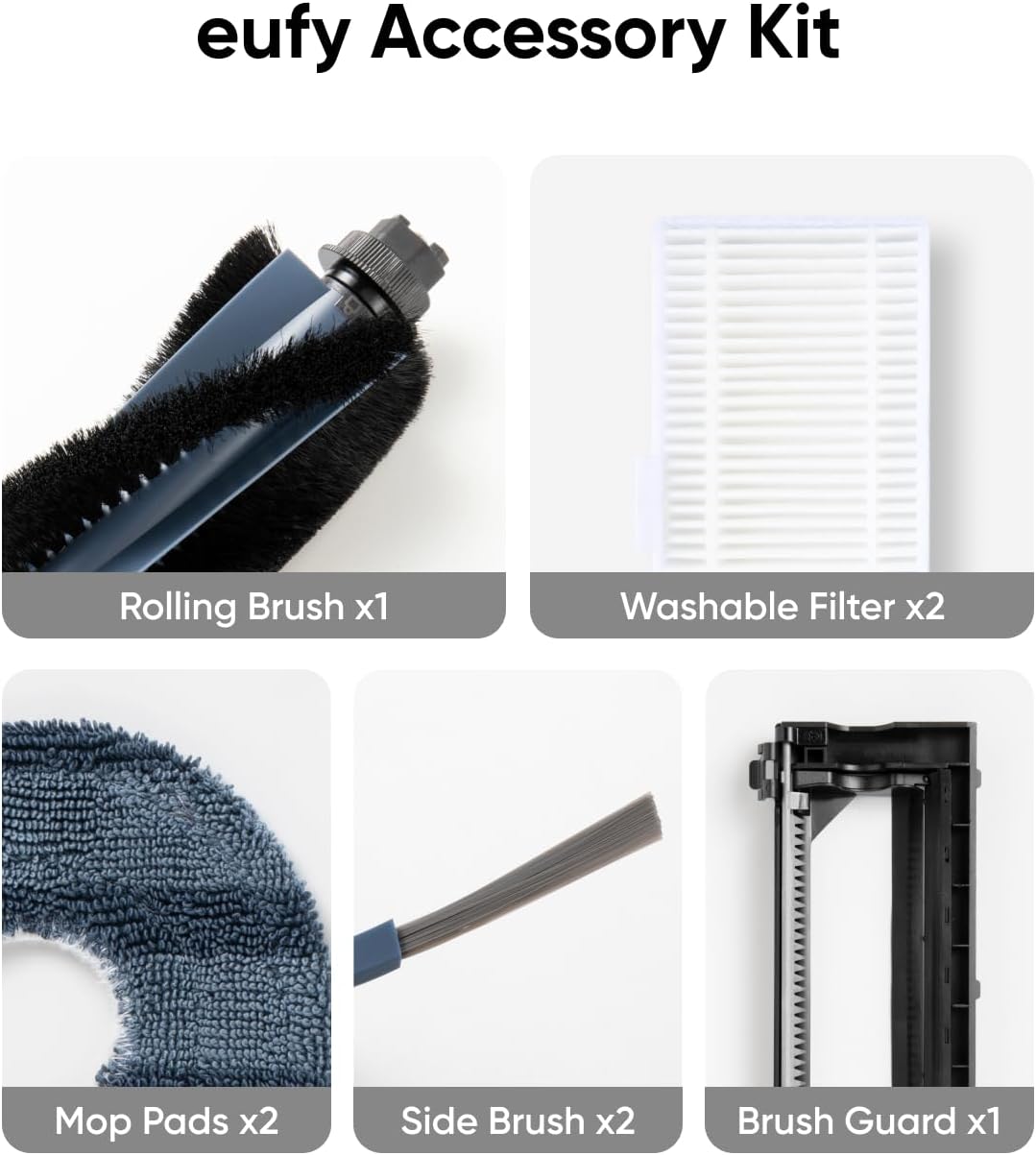 مجموعة قطع غيار اصلية لمكنسة انكر يوفي اومني سي 20 | Anker Eufy Official Accessory Kit for Omni C20