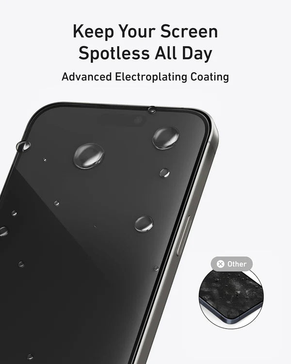 لاصق شاشة من أنكر مضاد للتجسس iPhone 16 Pro Max – قطعتين