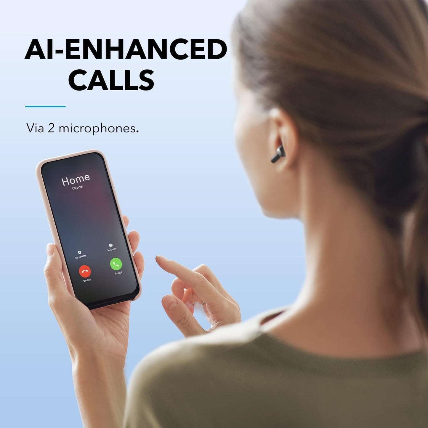 Soundcore by Anker Life P2i True Wireless Earbuds Bluetooth 5.2 - ساوند كور سماعات اذن لاسلكية لايف بي 2 اي من انكر بلوتوث 5.2