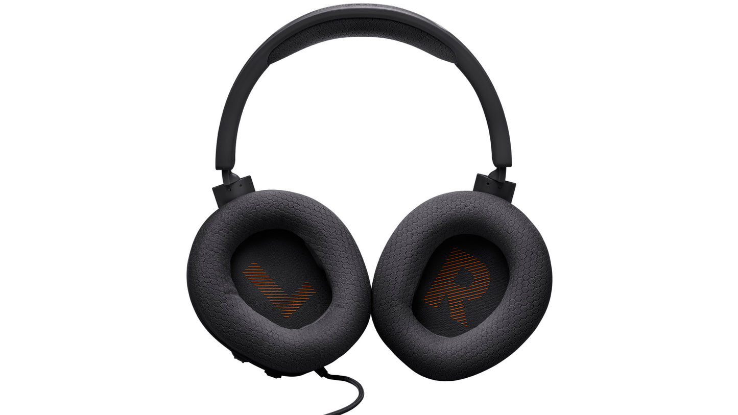 JBL Quantum 100M2 Wired Over-Ear Gaming Headset - سماعة الالعاب السلكية جي بي ال كوانتوم ام 2 فوق الاذن