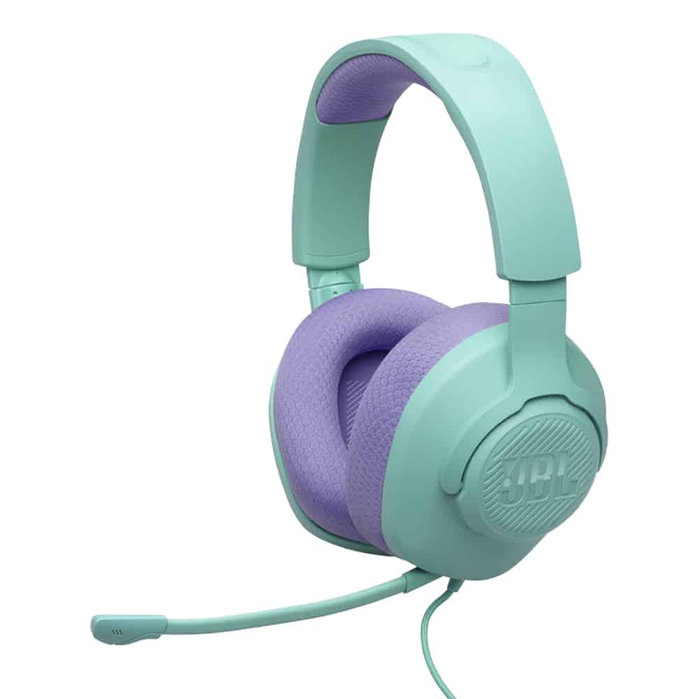 JBL Quantum 100M2 Wired Over-Ear Gaming Headset - سماعة الالعاب السلكية جي بي ال كوانتوم ام 2 فوق الاذن