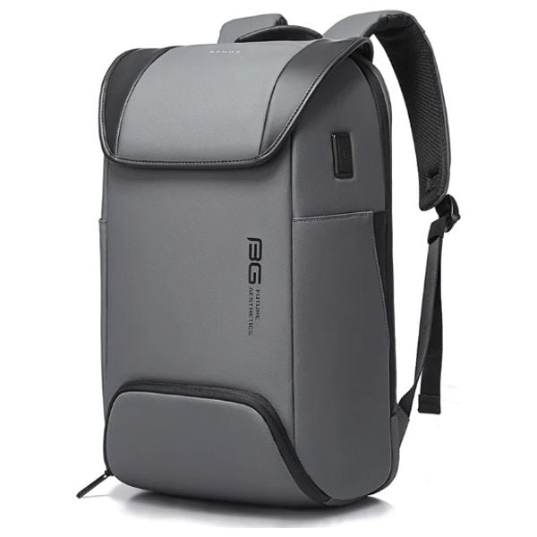 حقيبة ظهر بانجي سكورش للاعمال متعددة الاقسام مع منفذ يو اس بي وقفل TSA - رمادي | Bange Scorch Business Multi Compartment Stylish Antitheft Laptop Backpack with USB Charging Port – Gray