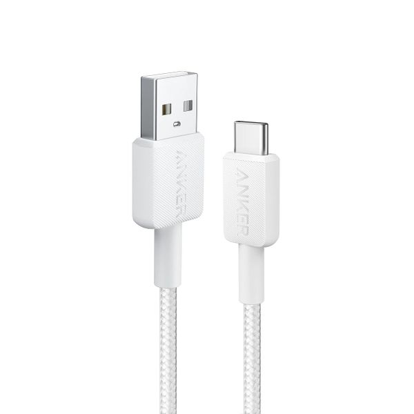 Anker 322 USB-A to USB C Cable (3ft Braided) - كيبل مجدول بطول 3 أقدام من يو اس بي أ الى يو اس بي سي من أنكر