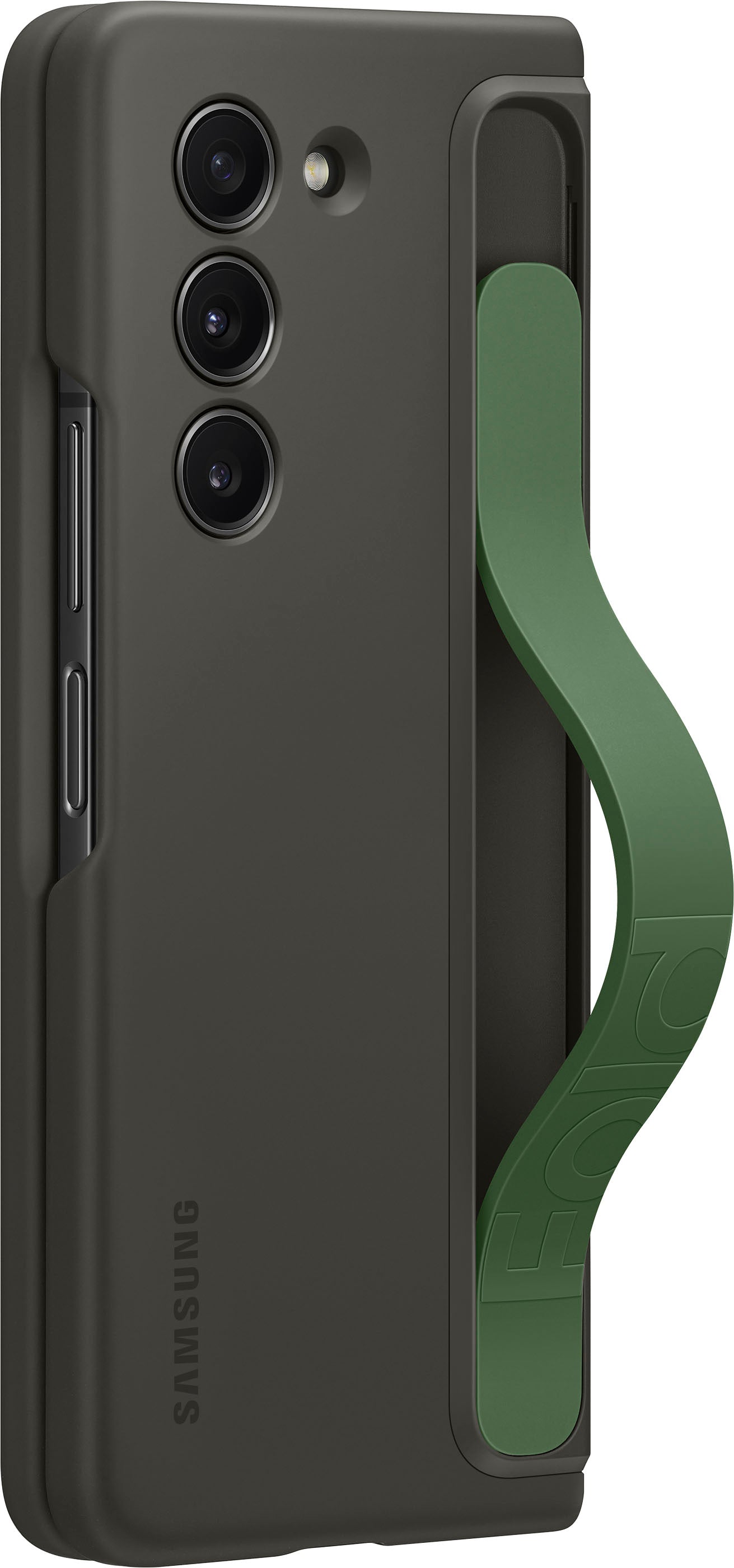 Samsung Galaxy Z Fold 5 Standing Case with Strap - سامسونج جراب جالاكسي اوفيشال قائم مع حزام لهاتف زد فولد 5