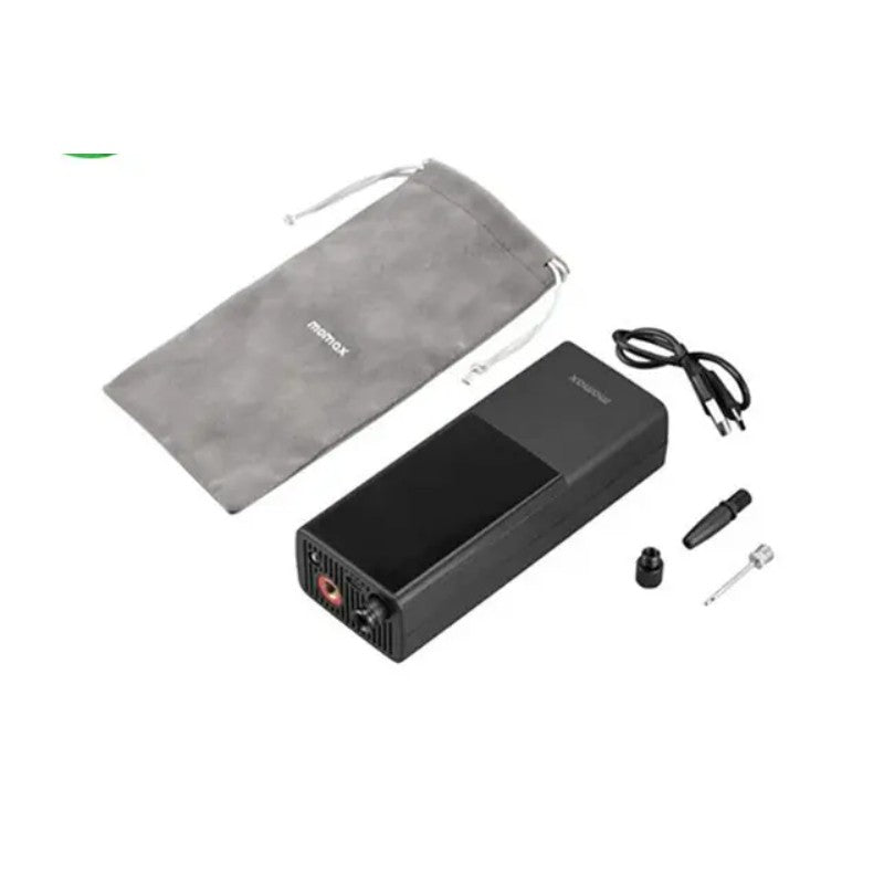 منفاخ هواء موماكس الكهربائي المحمول مع اضائة | MOMAX ELECTRIC AIR PUMP Portable Air Pump with Flash IoT