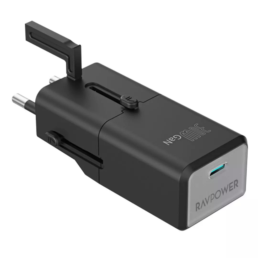RAVPower RP-PC1060 30W USB-C PD Travel Adapter – محول السفر راف باور تايب سي بقوة 30 واط