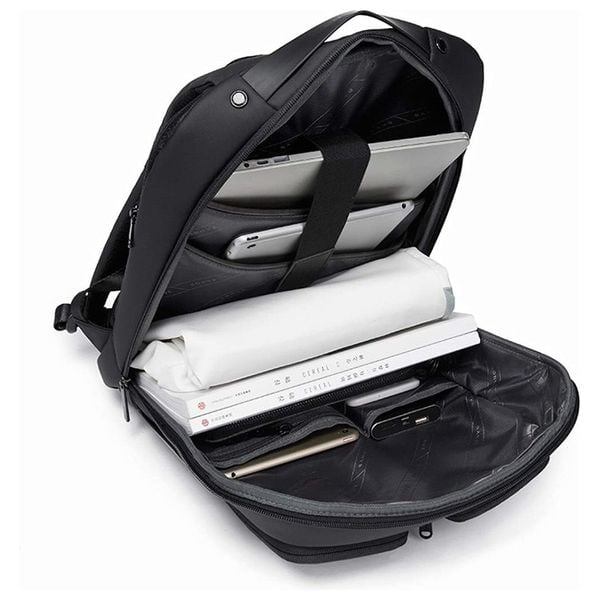 حقيبة ظهر بانجي روج للابتوب بحجم 15.6 انش, متعددة الجيوب مقاومة للماء - اسود | BANGE Rogue 15.6" Business Multi-Compartment Water-Resistant Laptop Backpack – Black