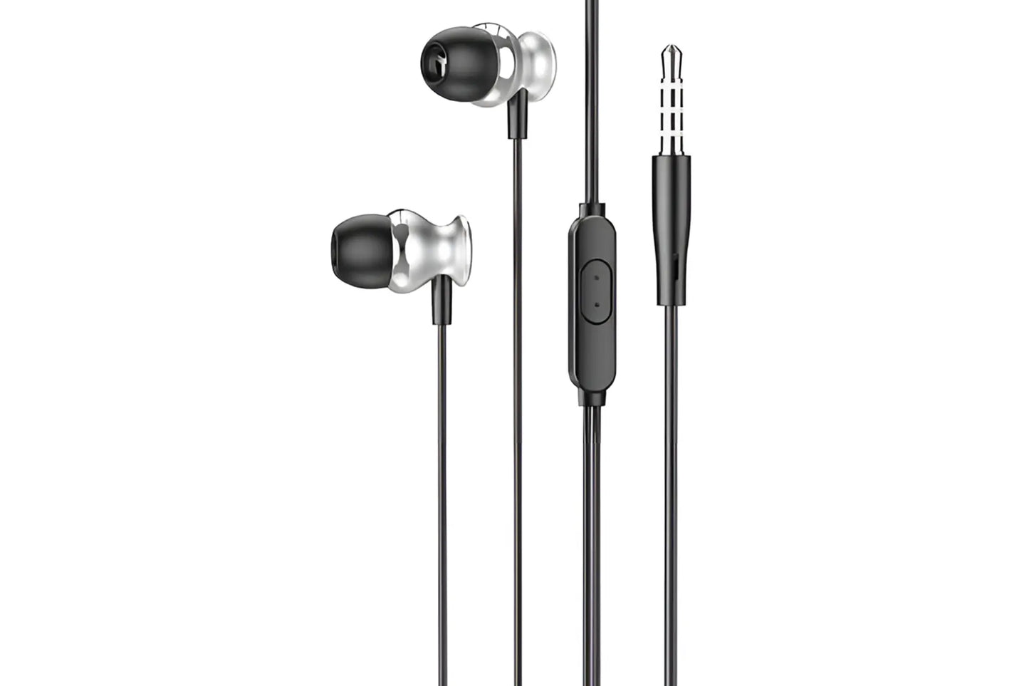 سماعة اذن معدنية سلكية من جرين لايون, بمنفذ 3.5 ملم | Green Lion Metal Earphones 3.5MM