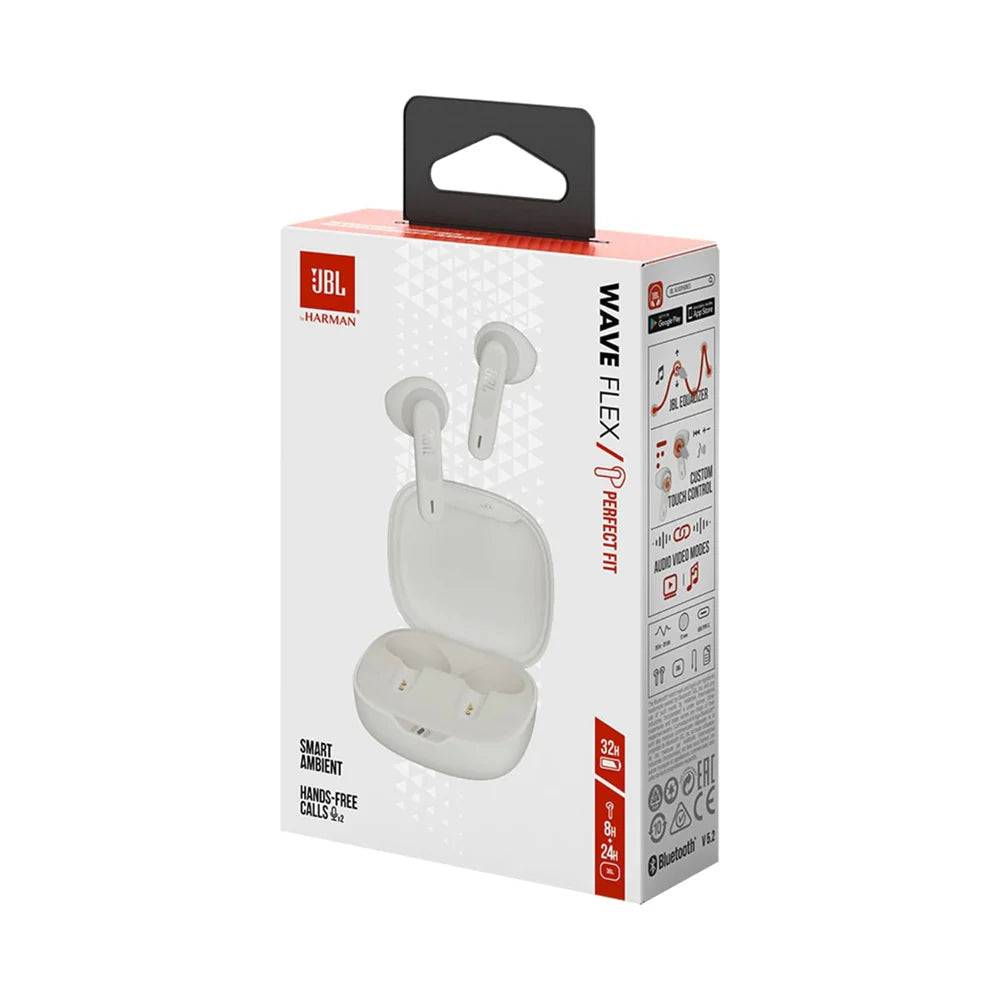 JBL Wave Flex True Wireless Noise Cancelling Earbuds | سماعات جي بي ال ويف فليكس داخل الاذن, لاسلكية ومضادة للضوضاء