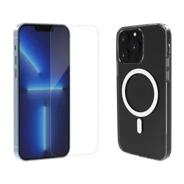 Rockrose Premium Protection Suite Screen Protector with Mobile Cover For iPhone 13 Pro Max - روك روز حزمة الحماية الفاخرة بشاشة حامية مع غطاء للهاتف المحمول لأيفون 13 برو ماكس