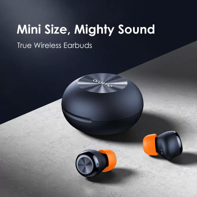 Oraimo AirBuds 3 TWS Blue - سماعات أورايمو أيربودز 3 مقاومة للماء وصوت قوي