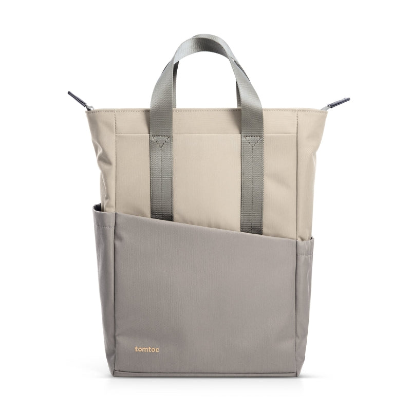 tomtoc Slash-T63 Laptop Backpack 13.5 Inch/12L Moon Grey - حقيبة ظهر لابتوب توم توك سلاش T63 مقاس 13.5 إنش 12 لتر