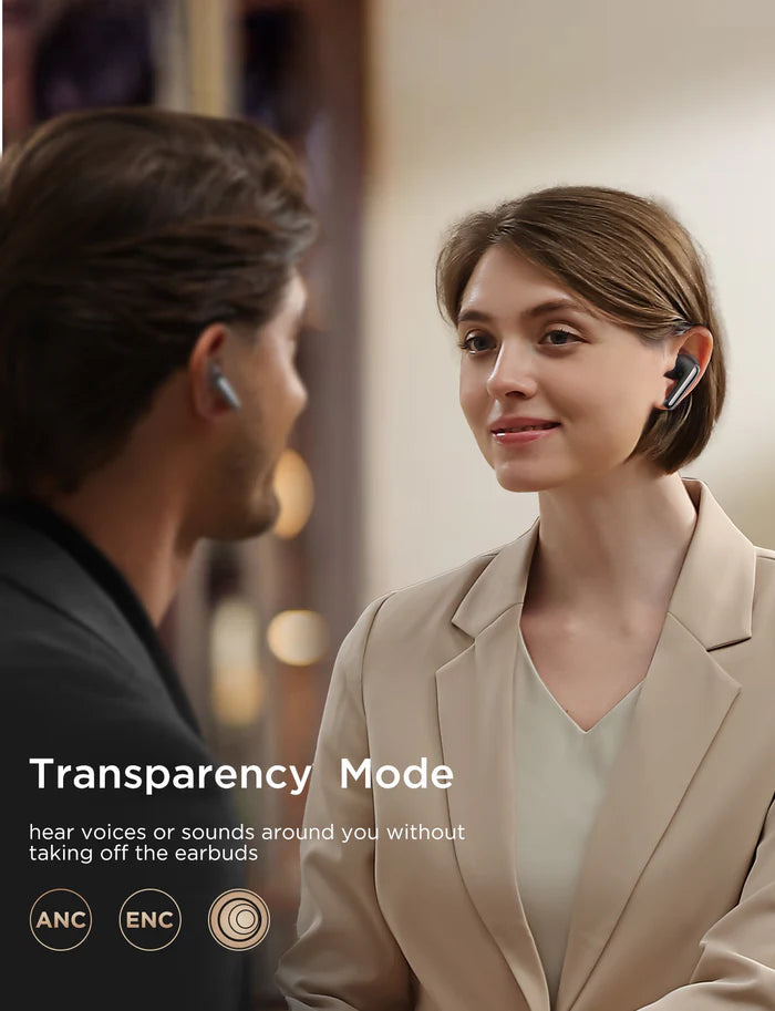 سماعات جويرووم JR-FN1 اللاسلكية بخاصية إلغاء الضوضاء, تشغيل حتى 35 ساعة | JOYROOM JR-FN1 ANC True Wireless earphones, 35H Playtime