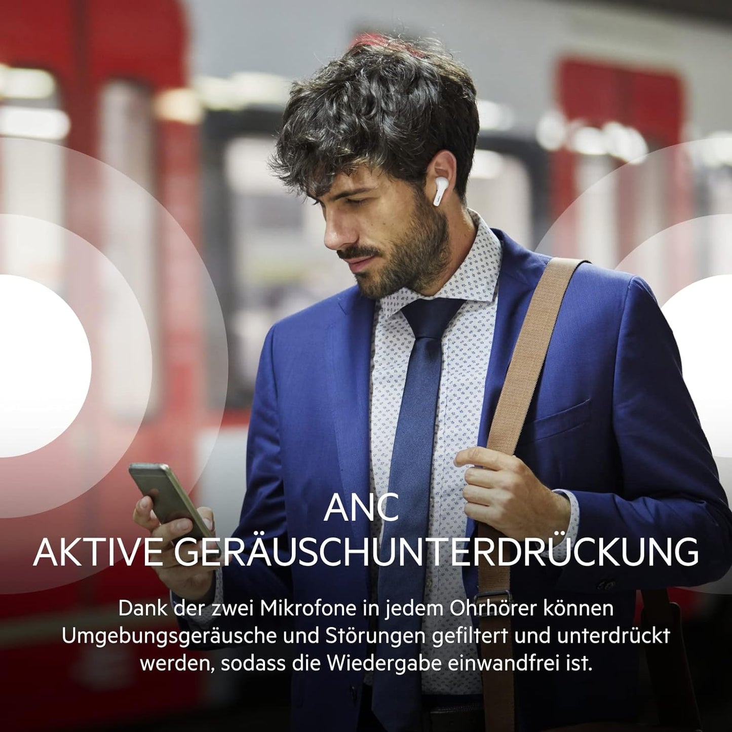 سماعات اذن لاسلكية ساوند فورم فلو ترو لاسلكية مع شحن لاسلكي، مقاومة للعرق والماء من بيلكن - Belkin Wireless Earbuds SoundForm Flow True Wireless Earphones with Wireless Charging