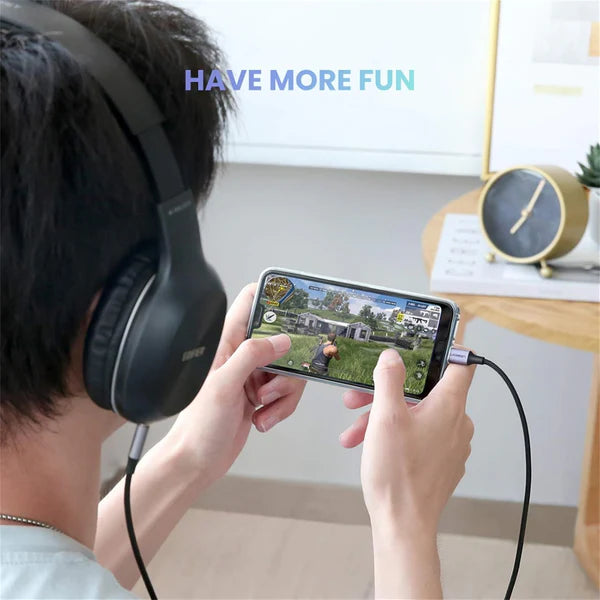 محول يو جرين يو اس بي سي الى منفذ صوت 3.5 ملم بطول 1 متر | UGREEN 30633 USB-C to 3.5mm Audio Cable – 1M